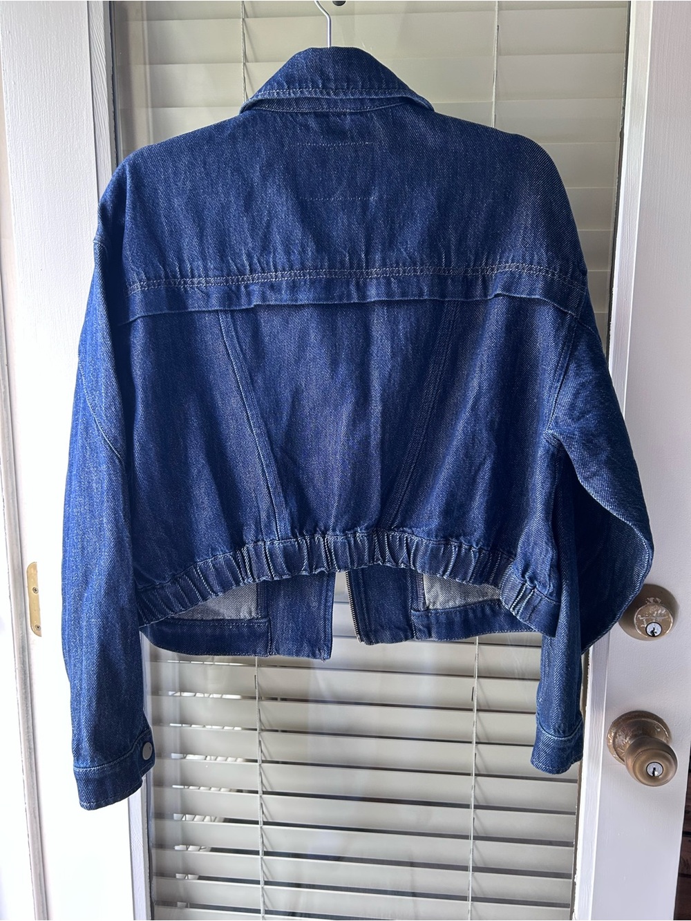 NWT Anthropologie Pilcro Blue Soft Denim Zip Up Jacket with Pockets. Size S. - Picture 3 of 5